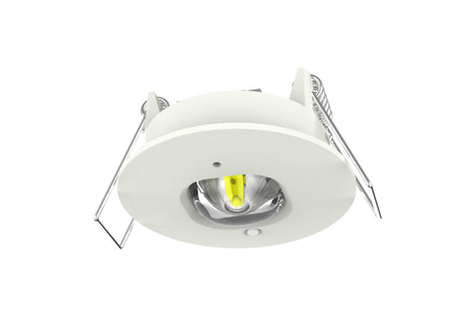 Emergency Compact Downlight 1W 120Lm 3Hr Non-Maintained 38Mm Cutout 4000K Open Area Manual Test Integral Led - ILEMDL072