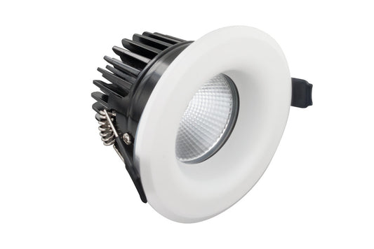 Luxfire Fire Rated Downlight 70Mm Cutout Ip65 850Lm 12W 3000K 55 Beam Dimmable 71Lm/W White - ILDLFR70A009