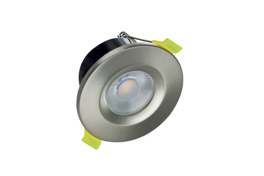 J-Series Low-Profile Fire Rated Downlight 68Mm Cutout Ip65 800Lm 8W 4000K 55 Beam Dimmable 100Lm/W Satin Nickel - ILDLFR68J011