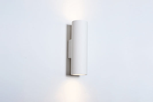 Indoor Decorative Paintable Gypsum Kos Wall Light Ip20 For 2 X Gu10 White - ILDEC007