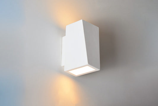 Indoor Decorative Paintable Gypsum Kastoria Wall Light Ip20 For 1 X G9 Max 40W White - ILDEC009